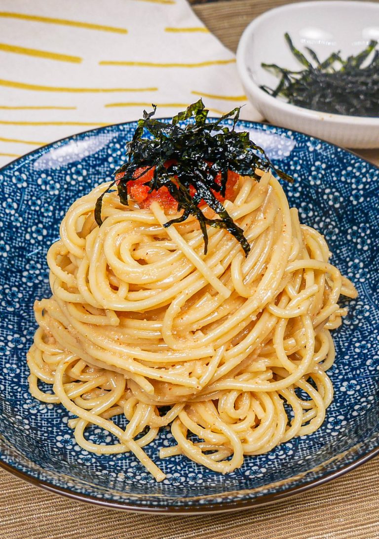 Mentaiko Pasta (Spicy Pollock Roe) 명란젓파스타 Jecca Chantilly