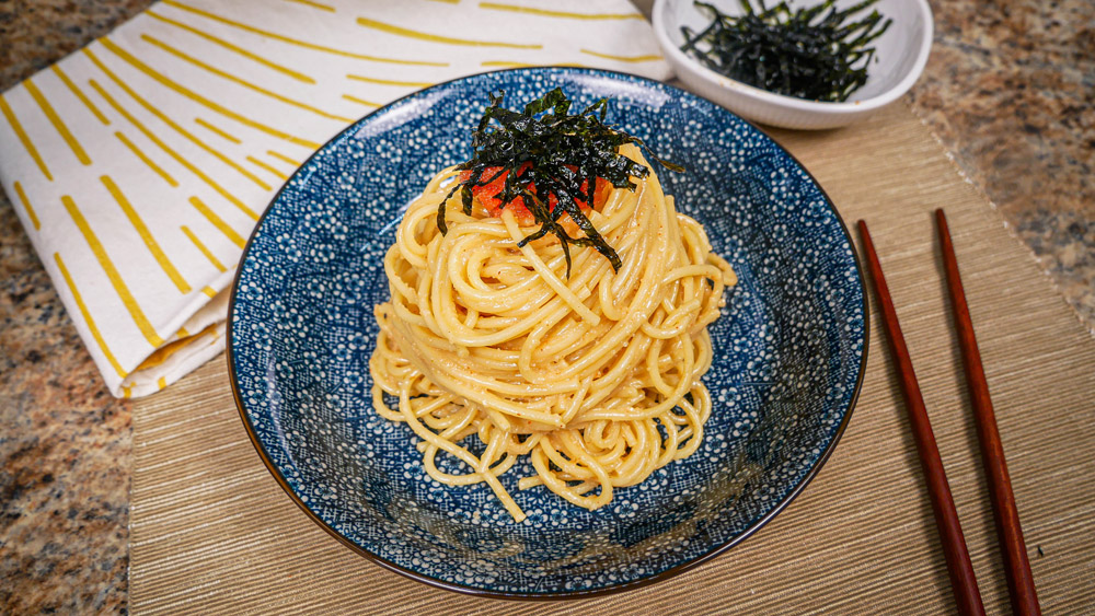 Mentaiko Pasta (Spicy Pollock Roe) - 명란젓파스타 - Jecca Chantilly