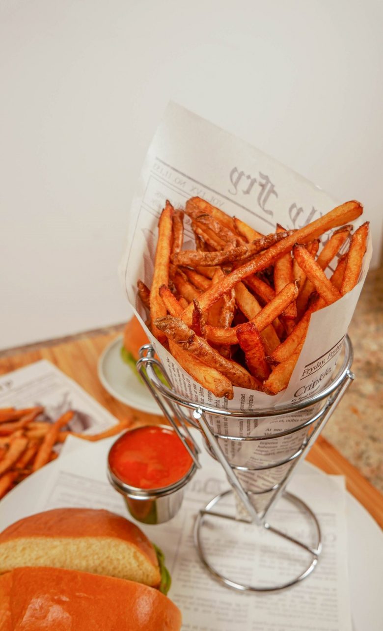 Korean Pickle Brine Fries + Gochujang Mayo Jecca Chantilly