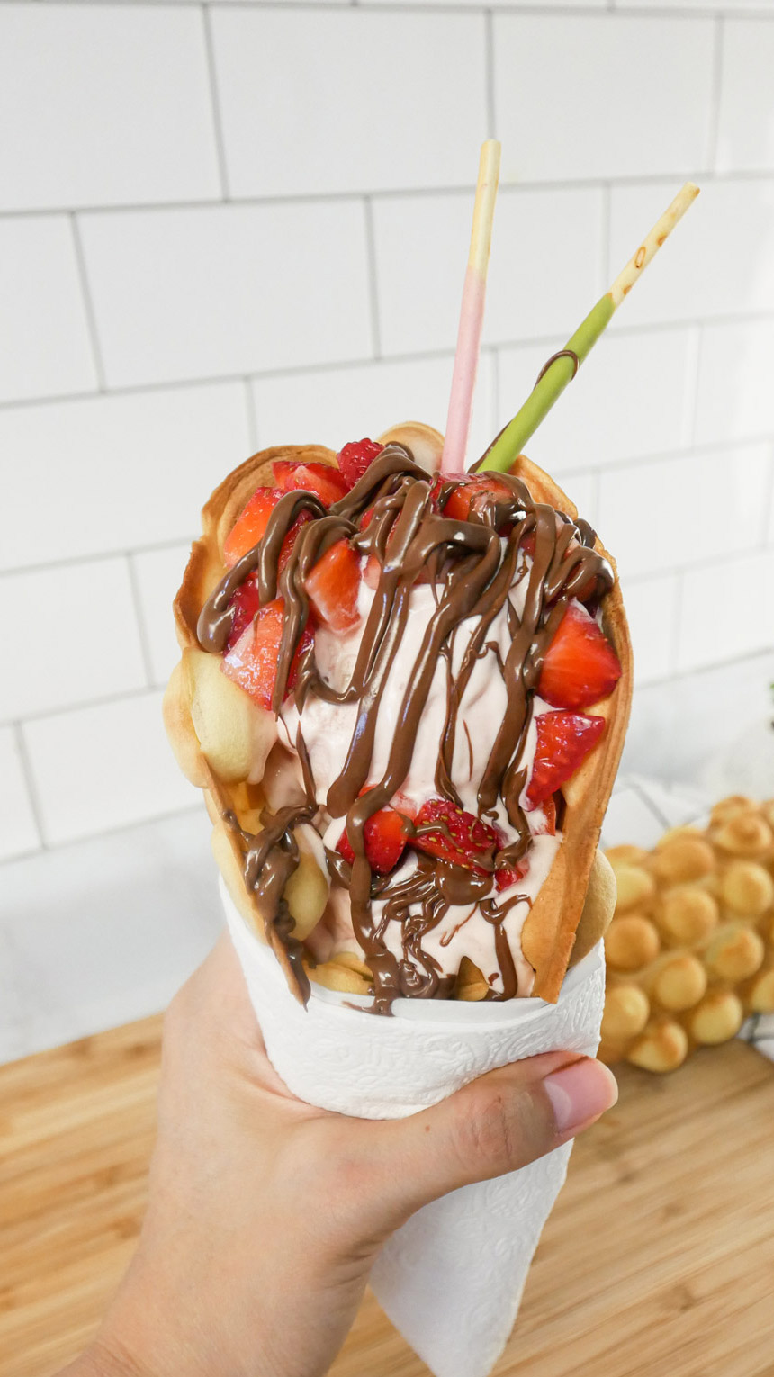 Bubble waffles: The uniquely Hong Kong snack that's popping up