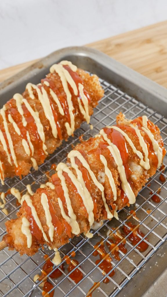 Korean Hot Dog 감자핫도그 (Gamja Hot Dog) Jecca Chantilly