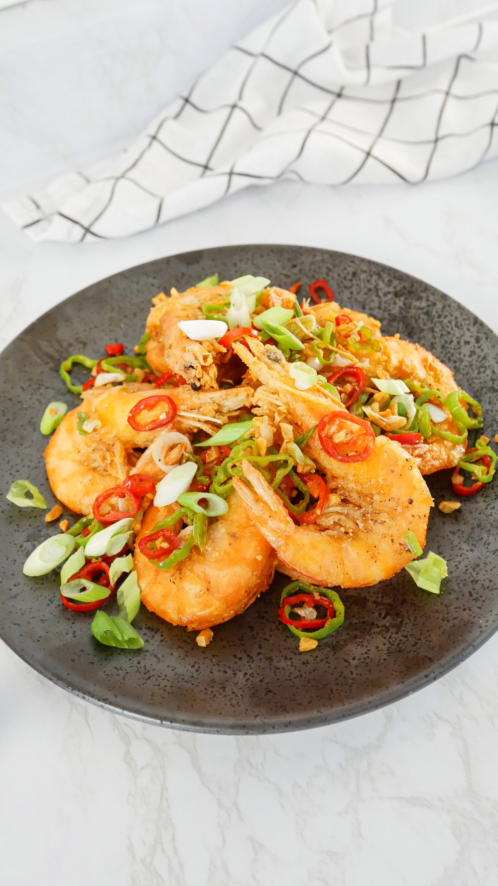 Salt and Pepper Shrimp - Jecca Chantilly