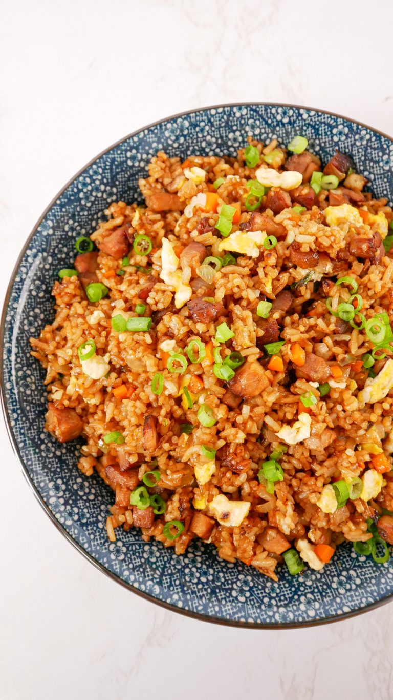 Char Siu Fried Rice [Chinese Pork Fried Rice] - Jecca Chantilly