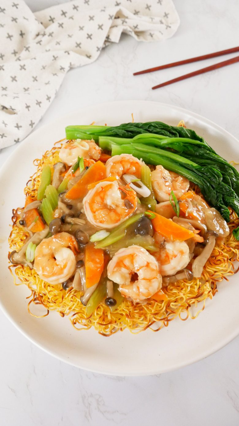 Shrimp Pan Fried Noodle - Jecca Chantilly