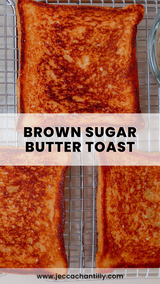 Brown Sugar Butter Toast Jecca Chantilly