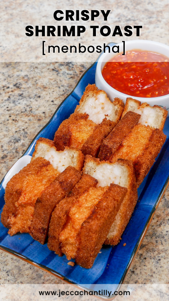 Crispy Shrimp Toast (Menbosha) - Jecca Chantilly