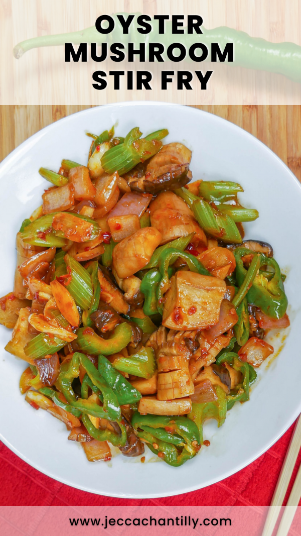 Oyster Mushroom Stir Fry Jecca Chantilly