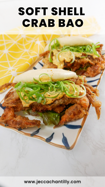 Tempura Soft Shell Crab Bao Bun - Jecca Chantilly