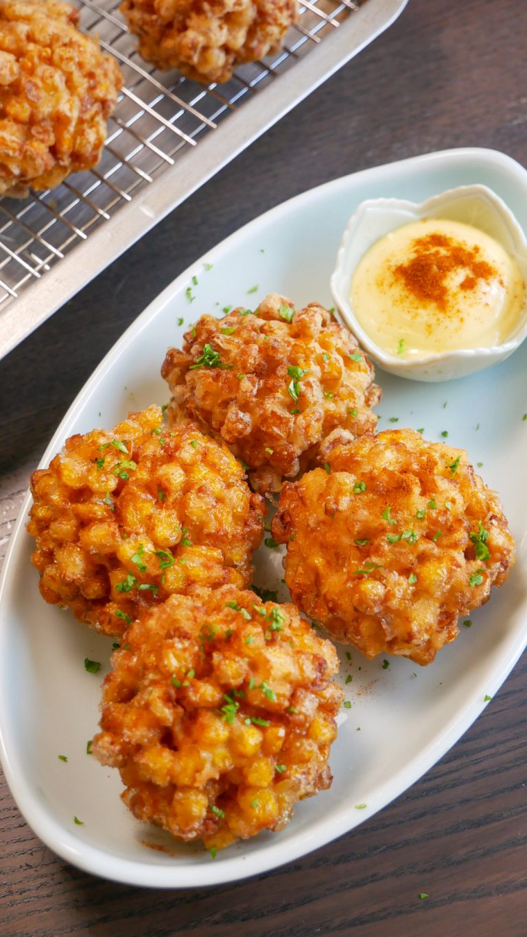 Corn Cheese Balls Jecca Chantilly