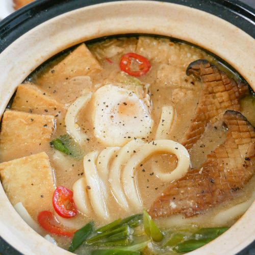 Hoto Noodle Soup Recipe (Flat Noodles and Vegetables Stewed in Miso Soup) -  Cooking with Dog