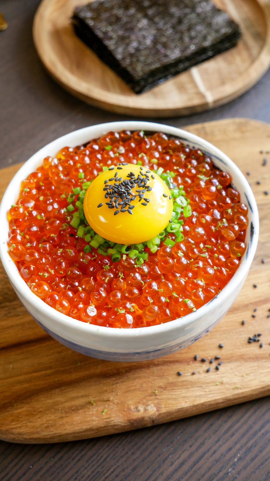 Ikura Don (Salmon Roe Rice Bowl Recipe) Jecca Chantilly