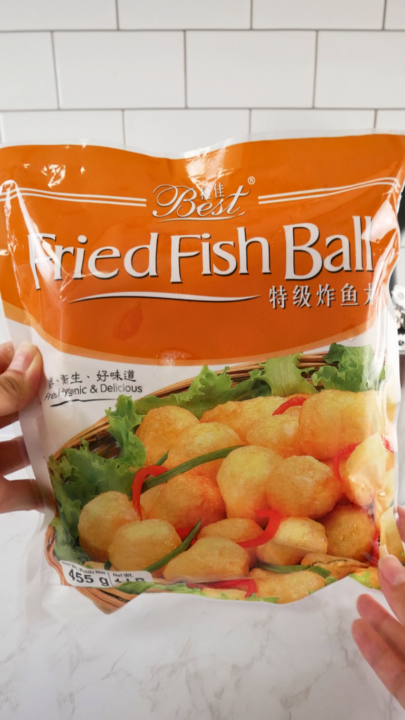 Thai fish balls with vermicelli