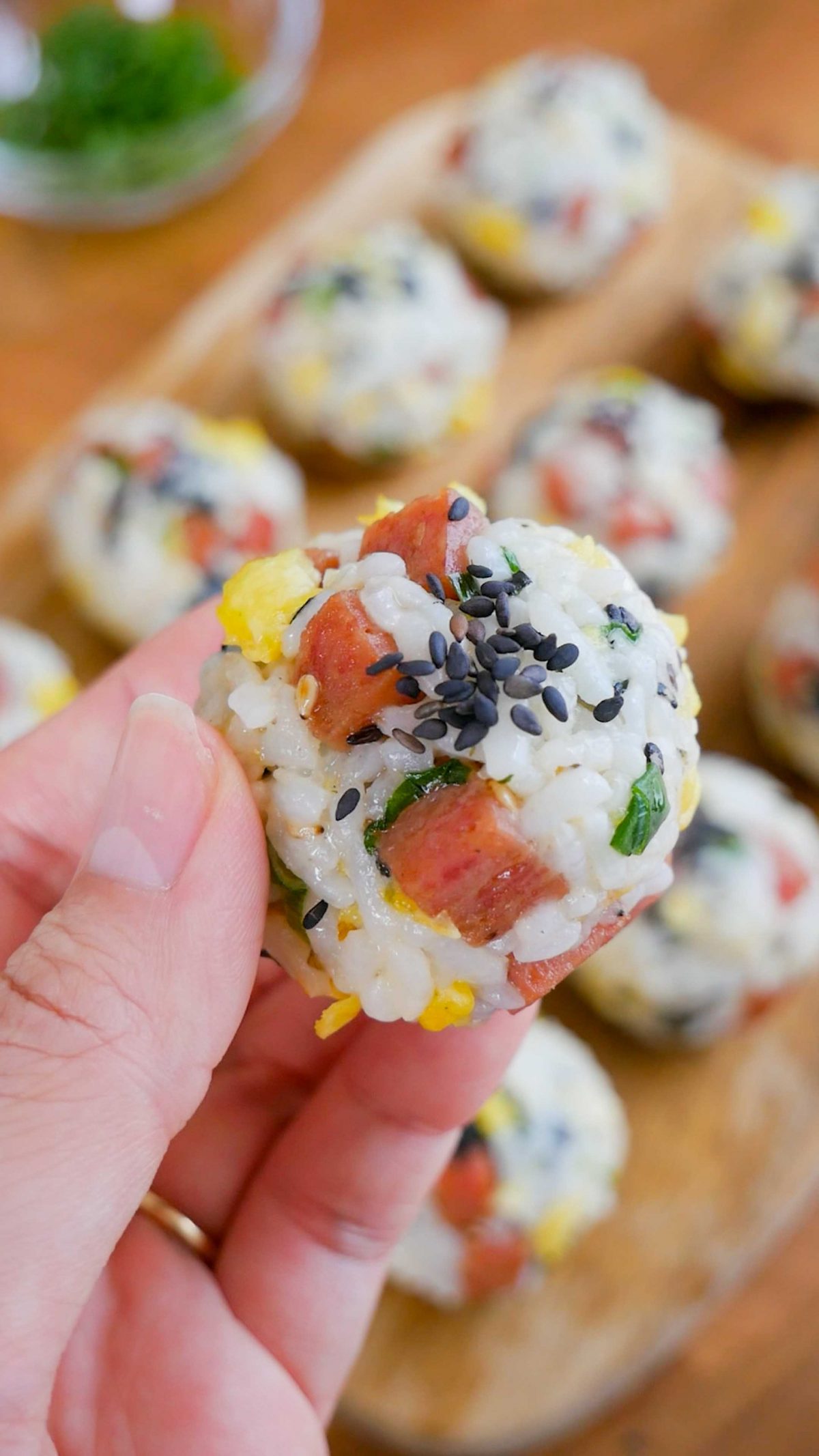 Spam Rice Balls Recipe - Jecca Chantilly