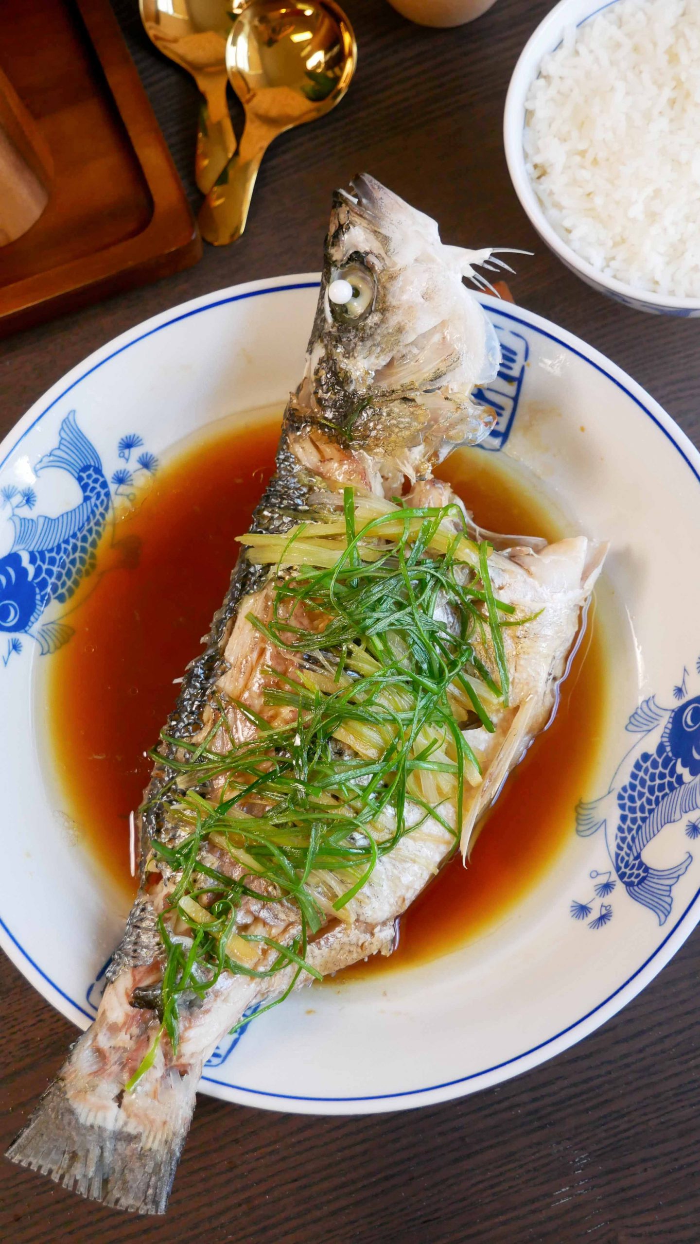 Chinese Steamed Fish with Ginger and Spring Onion Recipe - Jecca Chantilly