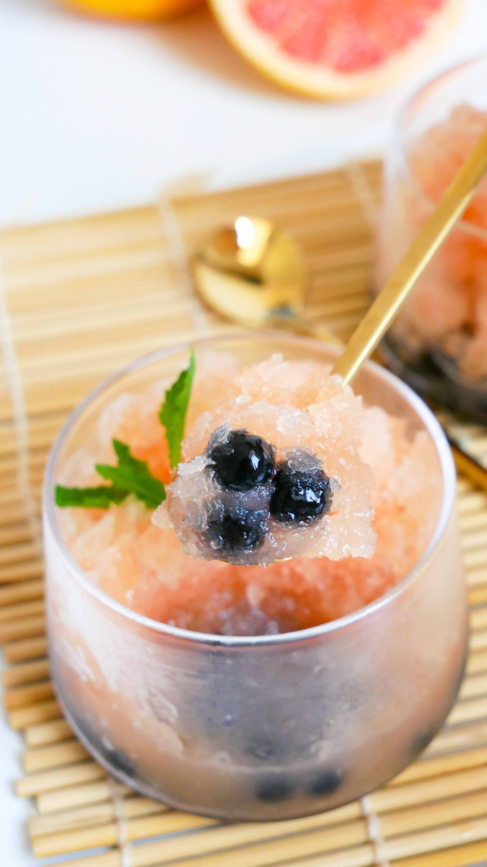 Honey Granita With Green Tea My Cafe Grapefruit Green Tea Granita Bubble Tea Recipe - Jecca Chantilly